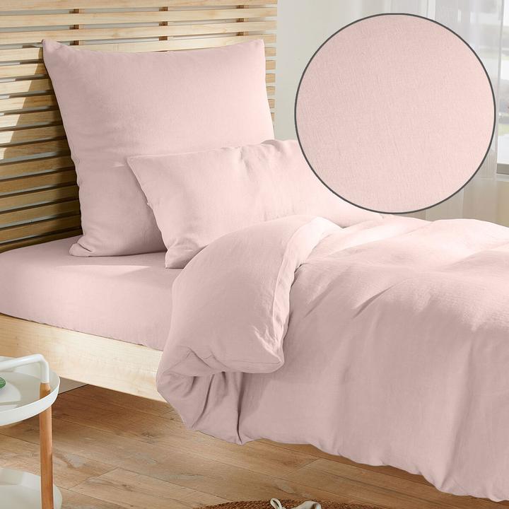 Image du produit Traumschlaf Toile unie (Set de linge de lit, 200 x 200 cm, 80 x 80 cm)
