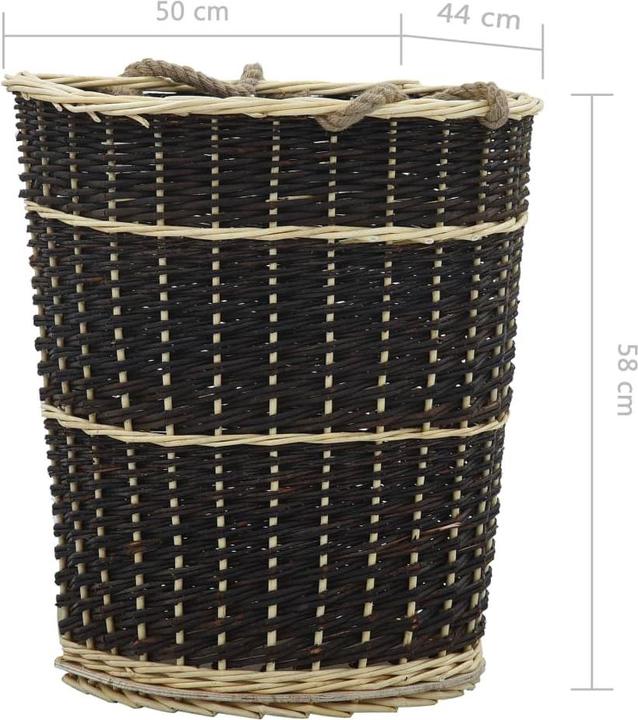 Actual product image VidaXL Brennholz Korb (50 x 44 x 58 cm)
