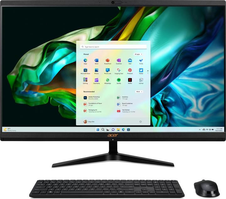 Image du produit Acer Aspire C27-1800 AiO 27" FHD (Intel Core i5-12450H, 8 Go, 512 Go, Intel UHD Graphics)