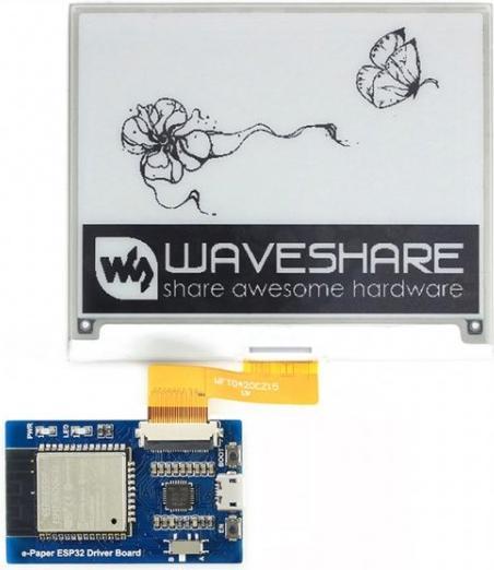 Image du produit WaveShare ESP32 Universal Raw e-Paper Driver Board WiFi Bluetooth