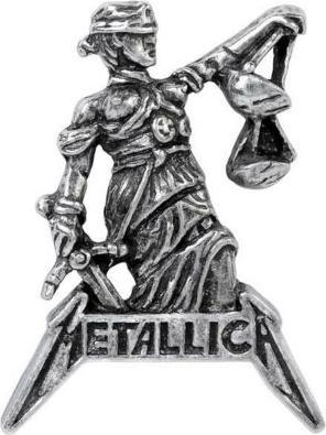 Actual product image Metallica Insigne 3D Justice pour tous