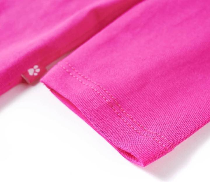 Produktbild VidaXL Kinder-Langarmshirt Dunkelrosa 128,Material: 95 % Baumwolle (128)