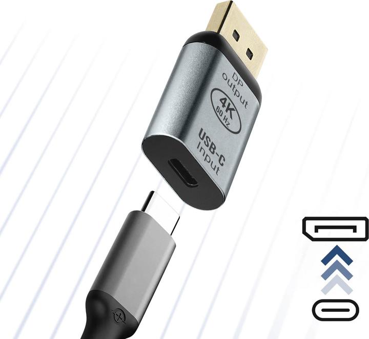 Immagine prodotto Avizar ADA-C2DP, adattatore USB-C / DisplayPort (USB-C, 4 cm)