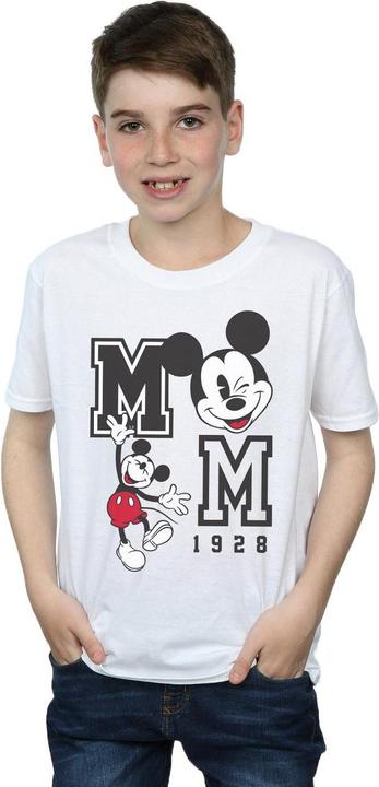 Actual product image Disney Boys Mickey Mouse Jump And Wink T-Shirt (128)