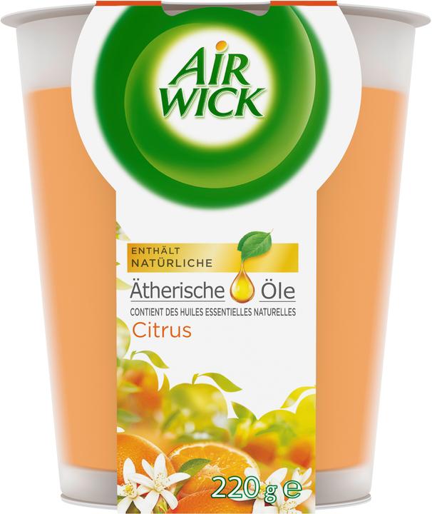 Produktbild Air Wick Grosse Wohlfühl-Duftkerze Citrus (220 g)