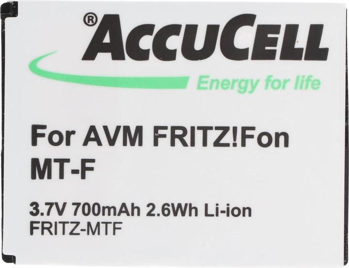 Immagine prodotto AccuCell Batteria AVM FRITZ!Fon MT-F, 312BAT016 AVM CT5 312BAT006