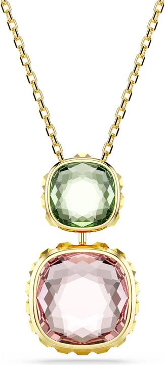 Image du produit Swarovski Chroma Halskette Kissenschliff Mehrfarbig Gold (Métal Swarovski)