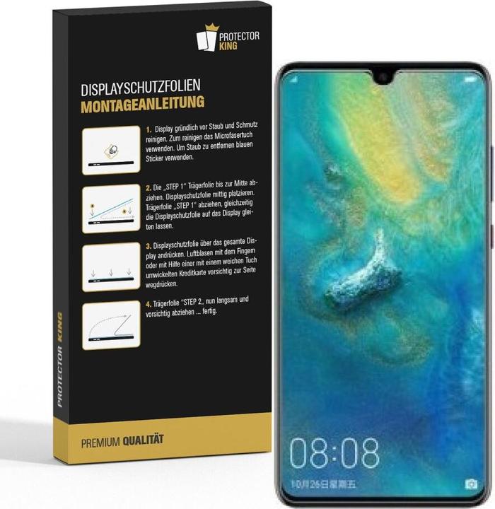 Produktbild Protectorking 3x Panzerfolie Anti-Shock HD Klar (3 Stück, Huawei Mate 20 X)