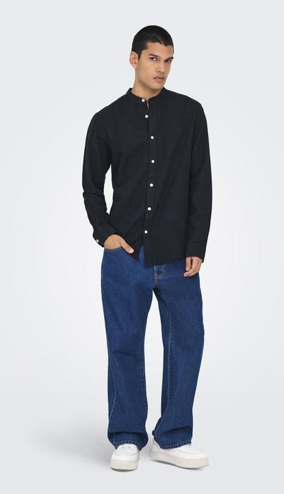 Image du produit Only & Sons Onscaiden Ls Lin Solid Mao Noos (XXL)