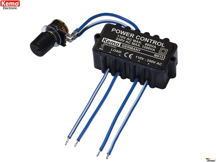 Actual product image Kemo Power regulator 110 - 240 V/AC (Potentiometers)