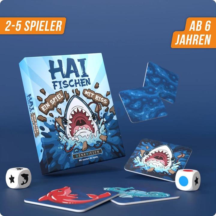 Actual product image Denkriesen HAIFISCHEN - A game with a bite (German)
