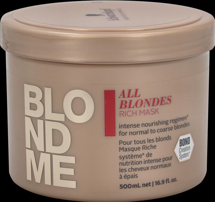 Image du produit Schwarzkopf Professional Blondme - All Blondes Rich Mask (500 ml)
