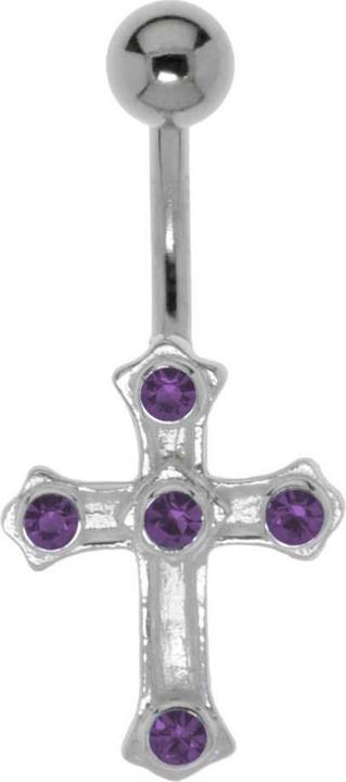 Produktbild Bijouteria Bauchpiercing (Kristall, Silber 925, Chirurgenstahl 316L)