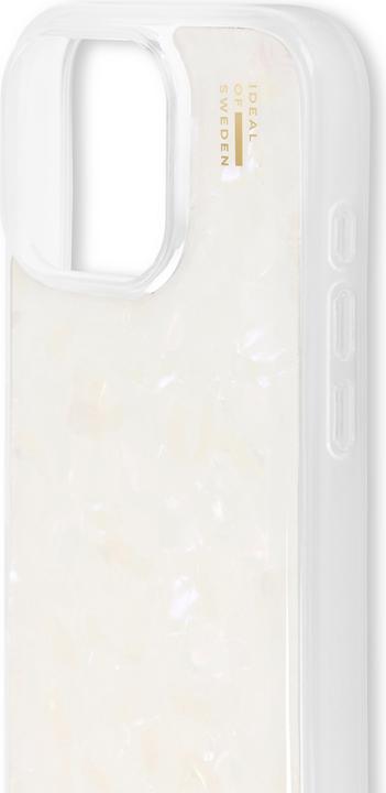 Productafbeelding iDeal Of Sweden iPhone 16 Pro Gepareld Hoesje - Wit (Apple iPhone 16 Pro)