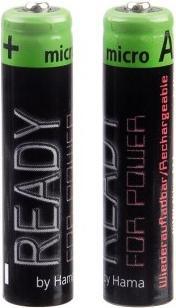 Produktbild Hama NiMH-Akkus Ready4Power (2 Stk., AAA, 1000 mAh)
