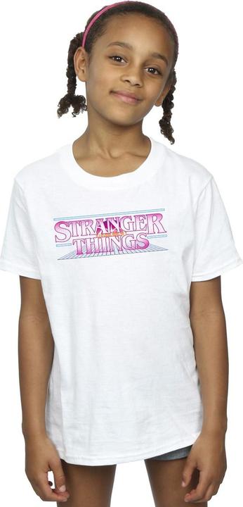 Image du produit Netflix - T-shirt STRANGER THINGS RETRO TITLE - Fille (140, 146)
