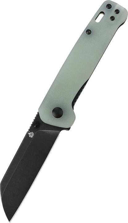 Immagine prodotto QSP Knives Pinguino D2 Nero-SW G10 Giada (7.80 cm)