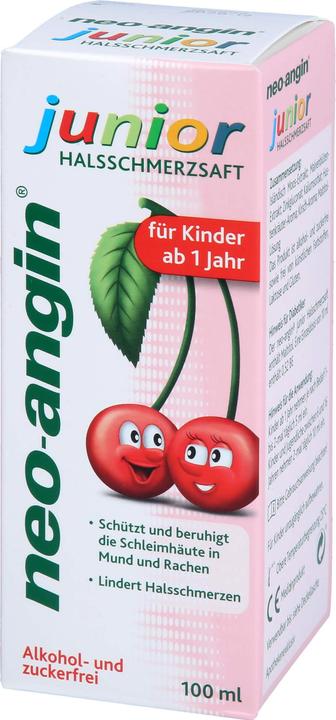 Produktbild Klosterfrau neo-angin junior Halsschmerzsaft für Kinder ab 1 Jahr, 100 ml Lösung (1 Stück)