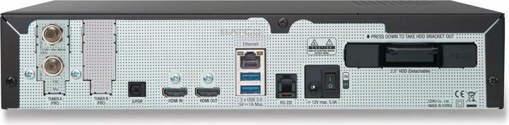 Produktbild Vu+ Duo 4K SE (4 GB, DVB-S2, CI-Schacht)
