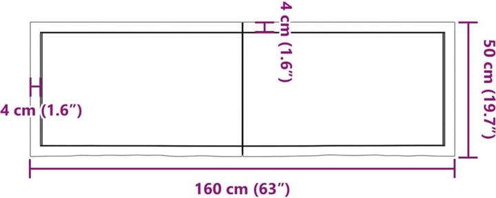 Image du produit VidaXL Gianna (160 x 50 x 4 cm)