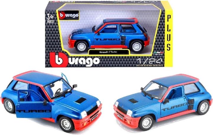 Produktbild Bburago Renault 5 Turbo blau/rot 1:24