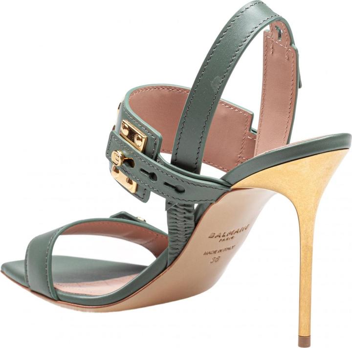 Produktbild Balmain leather sandal color green (36)
