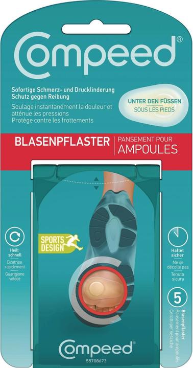 Compeed Hydrocolloid patches for blisters under the feet (5 x)