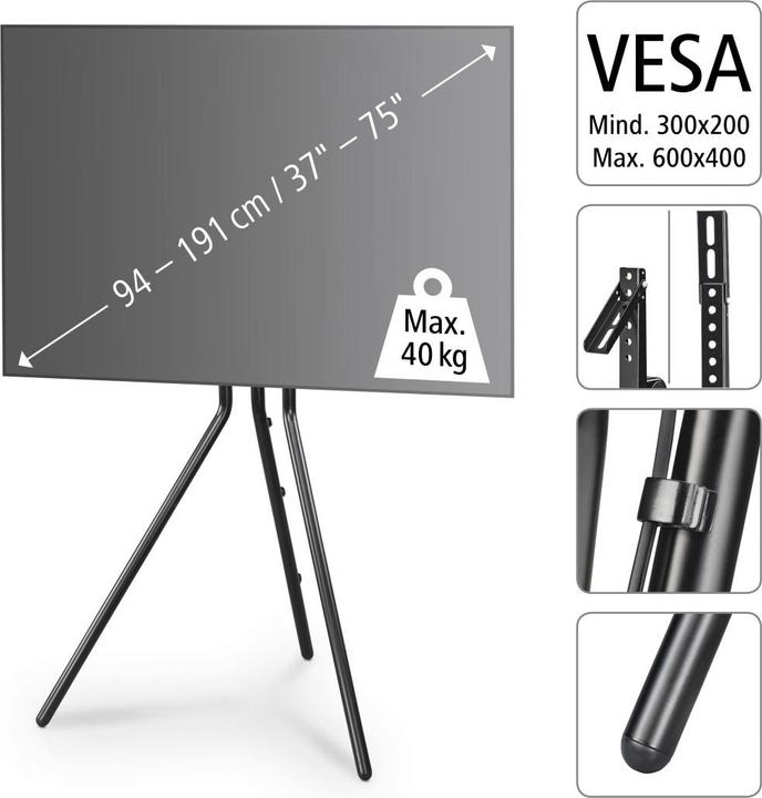 Actual product image Hama Easel Design (Universal, 40.16", 40 kg)