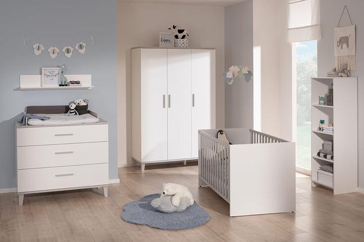 Actual product image Transland children's room Nils incl. 3-door wardrobe, cot and chest of drawers incl. changing unit