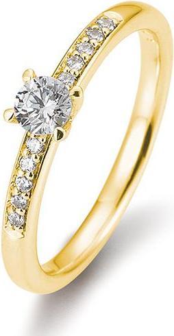 Immagine prodotto Breuning Anello di fidanzamento con pavé (56, 585/14 K Oro)