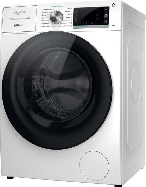 Whirlpool PRALKA W7X W845WB EE Supreme Silence (8 kg, Left)