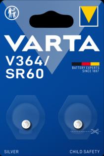 Actual product image Varta Battery Silver Oxide, button cell, 364, SR60, 1.55V (2 pcs., SR60, 20 mAh)
