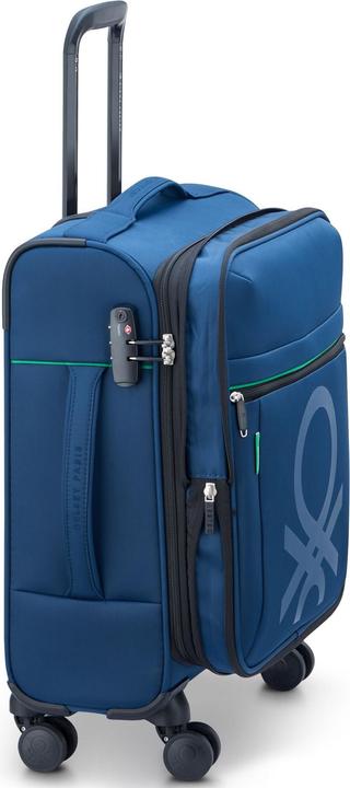 Image du produit Delsey ParisxUnited Colors of Benetton Color Block 4 roues trolley cabine S 55 cm avec soufflet d'extension (43 l, Bagage à main (jusqu'à 50l))
