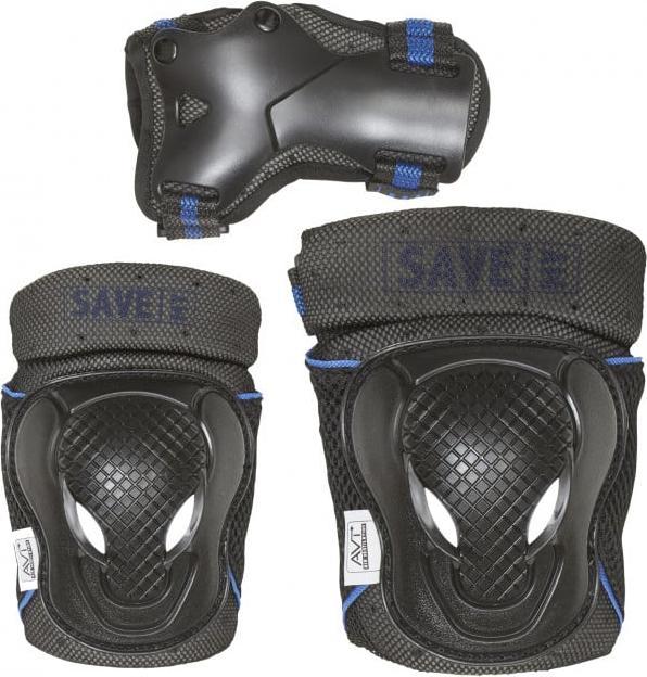Save my Bones - Safety Set - Blue M (401010-m) (M, Ginocchiera, Esemplare unico)