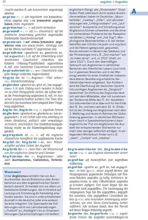 Produktbild Grosses Schulwörterbuch Deutsch (Deutsch, 2022)