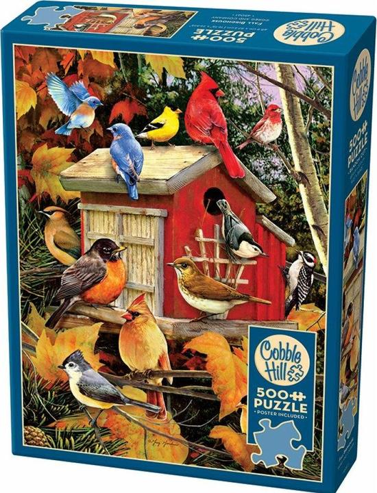 Produktbild Cobble Hill Puzzle 500 pieces XXL Pieces - Fall Birdhouse (500 Teile)