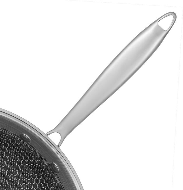 Produktbild Resto WOK D28 H7.5CM/95349 (28 cm, Wok Pfanne, Edelstahl, Aluminium)