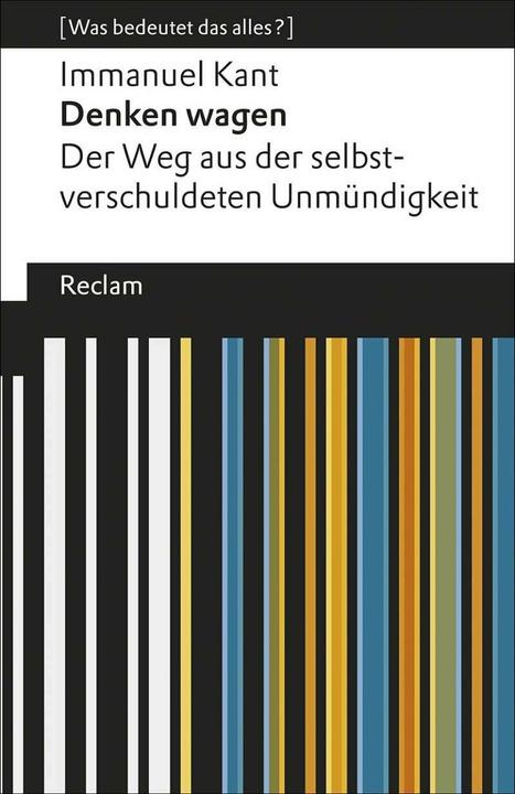 Actual product image Denken wagen (German, Immanuel Kant, 2017)