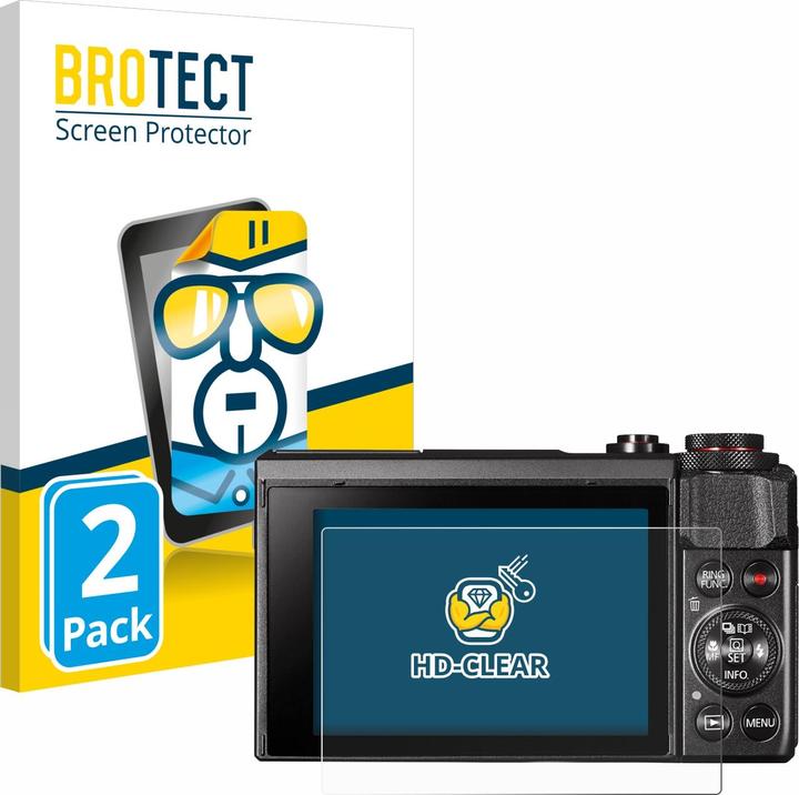BROTECT Screen Protector Clear (Screen protector, PowerShot G7 X Mark II)