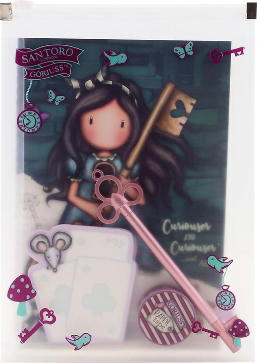 Produktbild Gorjuss Papierwaren-Set Curiosity Grau grün