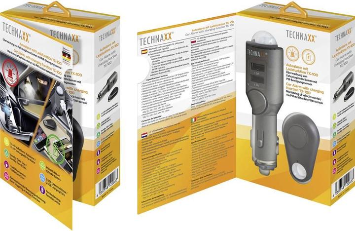 Image du produit Technaxx Alarme automatique TX-100 avec fonction de chargement