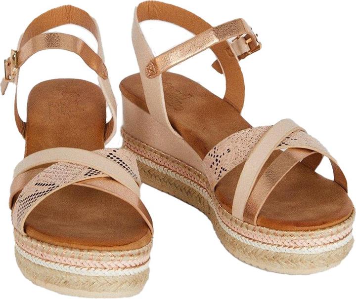 Good For The Sole Amber Breite Keilsandalen