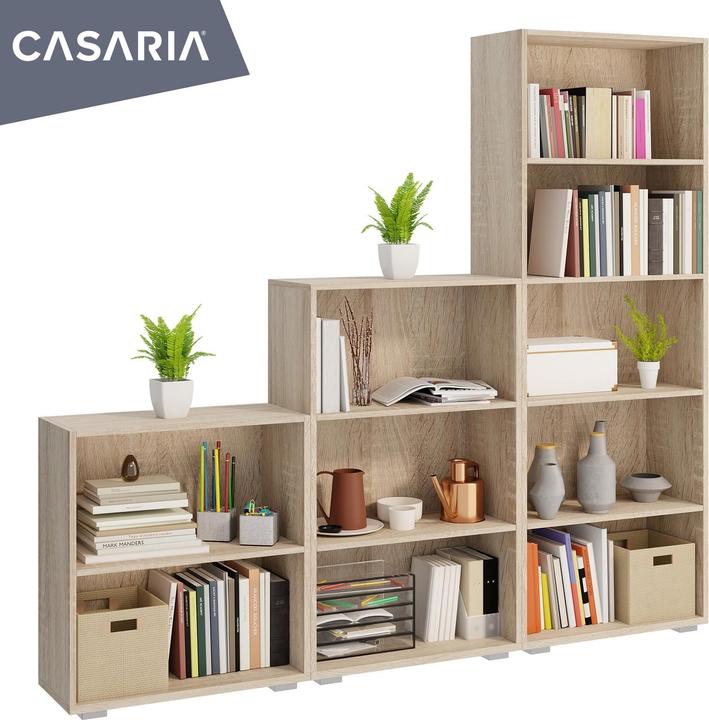 Immagine prodotto Casaria Scaffale libreria (190 x 60 x 28 cm)