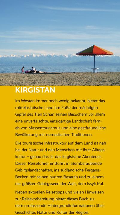 Actual product image Reiseführer Kirgistan (German, Dagmar Schreiber, Stephan Flechtner, 2025)