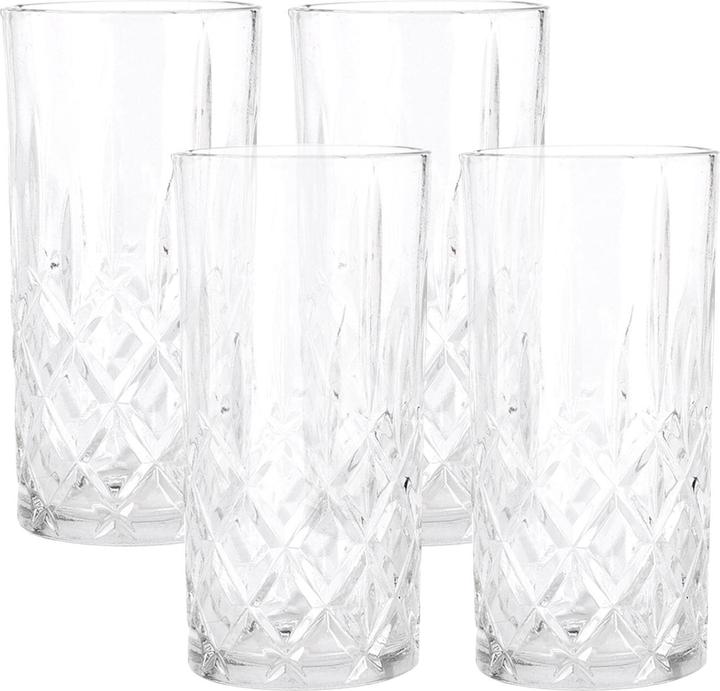 Produktbild Excellent Houseware Elegantes GlÃ¤ser-Set, 4er-Set, 4er-Set, Kristall-Look, je 300 ml (0.30 l, 4 x)