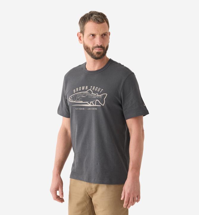 Actual product image Caperlan Angelshirt kurzarm Baumwolle Forelle (M)