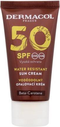 Actual product image Dermacol Water Resistant Sun Cream SPF 50 (Water Resistant Sun Cream) 50 ml (Suntan cream, SPF 50, 50 ml, 150 g)