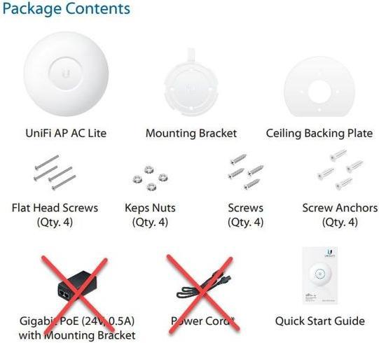 Actual product image Ubiquiti UniFi UAP-AC-LR-5 Set (866 Mbit/s)