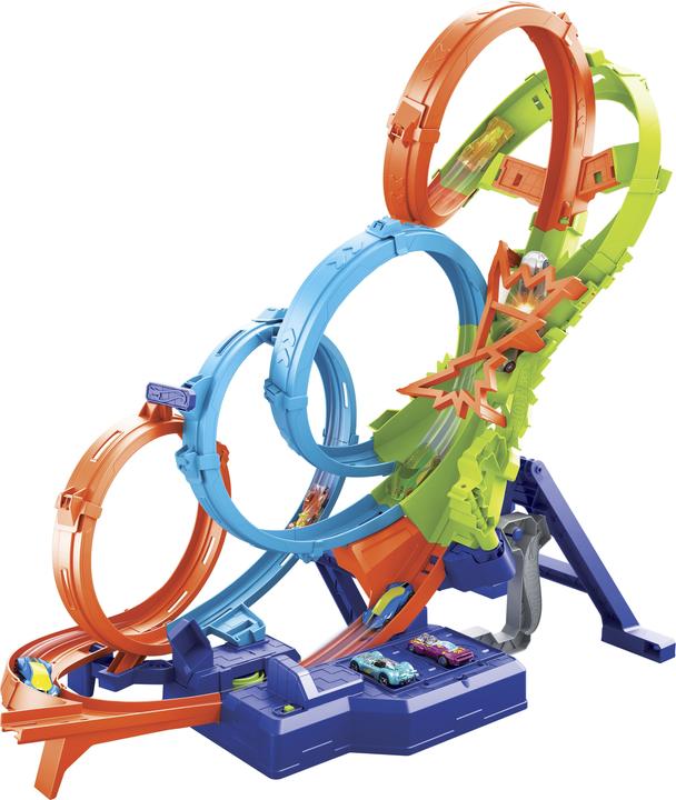 Productafbeelding Hot Wheels Action 4 Loopings Crash Gevaar