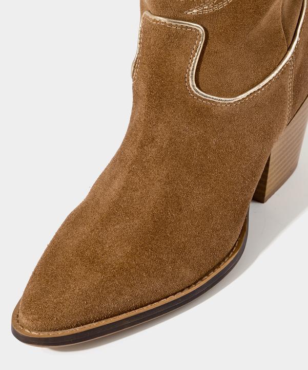 Actual product image Joe Browns Pipe Detail Suede Western Boots (39)